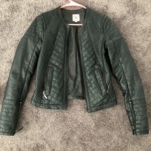 Faux Leather Jacket